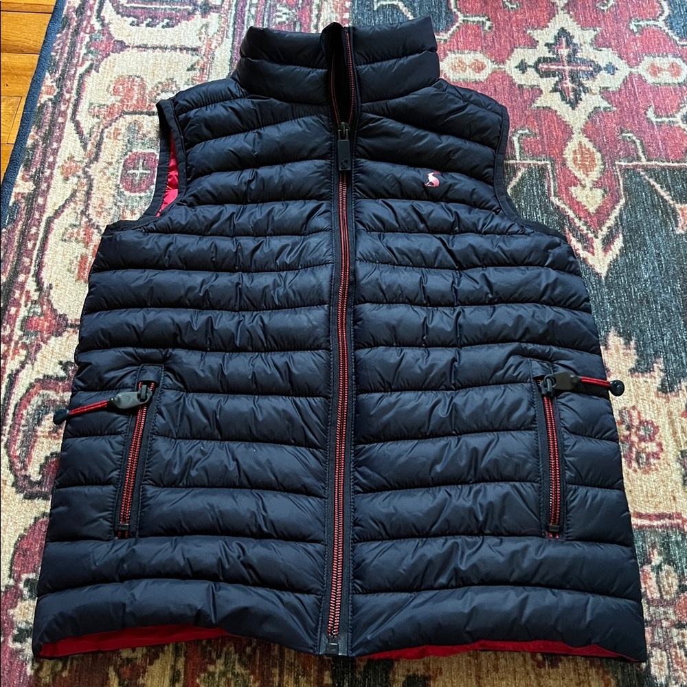 Joules Navy Blue Puffer Vest